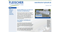 Desktop Screenshot of fleischer-hydraulik.de